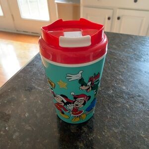 Disney Mickey Minnie Holiday Tumbler 12 oz NWT